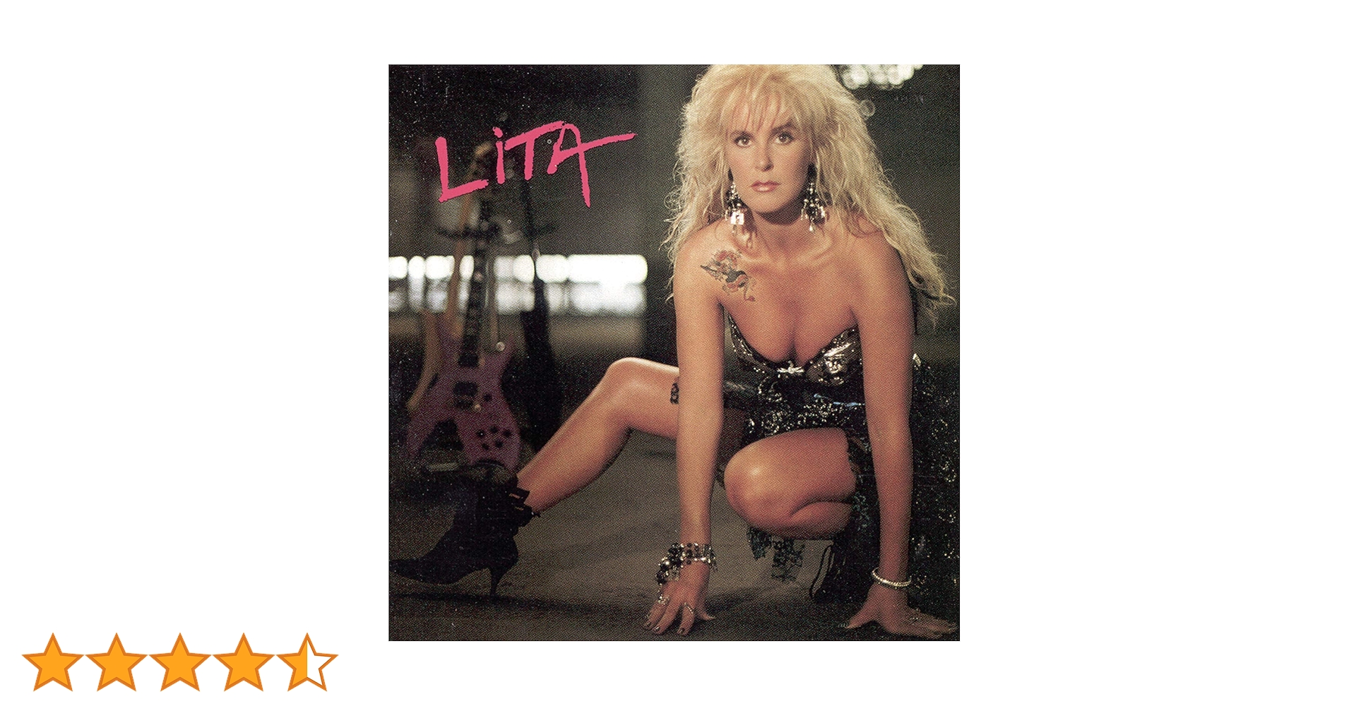 Bogue LITA ボーグ リタ Lita Ford - Limited Edition Signed Mini Replica White Double